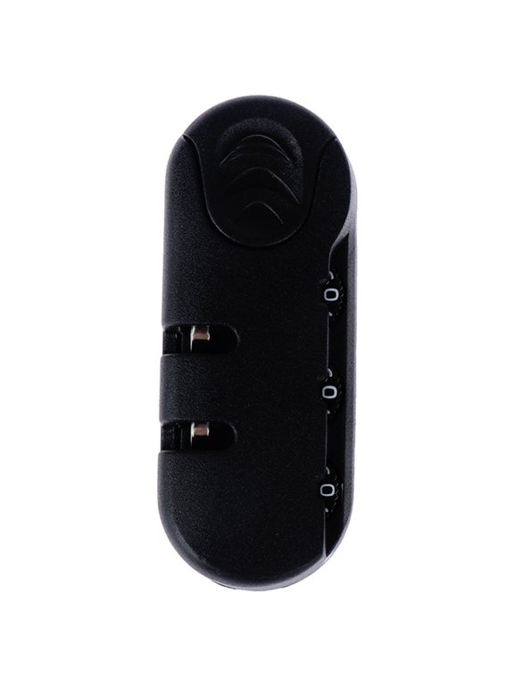 Small Black Luggage Lock Suitcase Lock Backpack Safety Lock ABS Texture Combination Lock for Secure Travel Experience