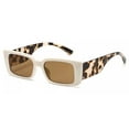 thumbnail image 1 of Small Black Retro 90's Thick Square Frame Men Women Rectangle Fashion Sunglasses, 1 of 4
