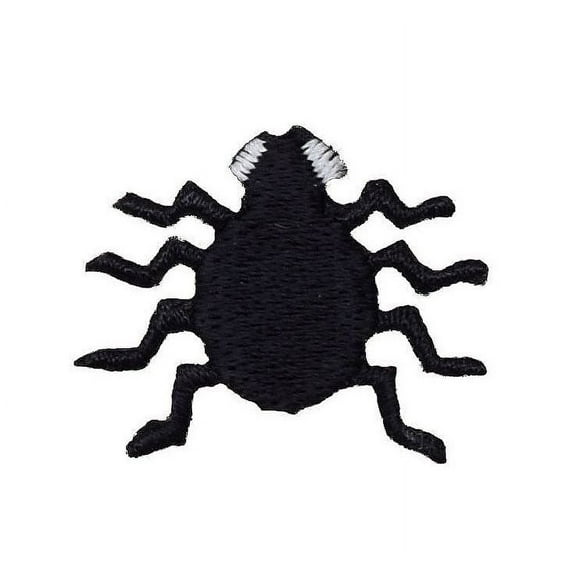 Small - Black Spider - Insects/Bugs - Iron on Applique/Embroidered Patch