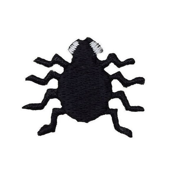 Small - Black Spider - Insects/Bugs - Iron on Applique/Embroidered Patch