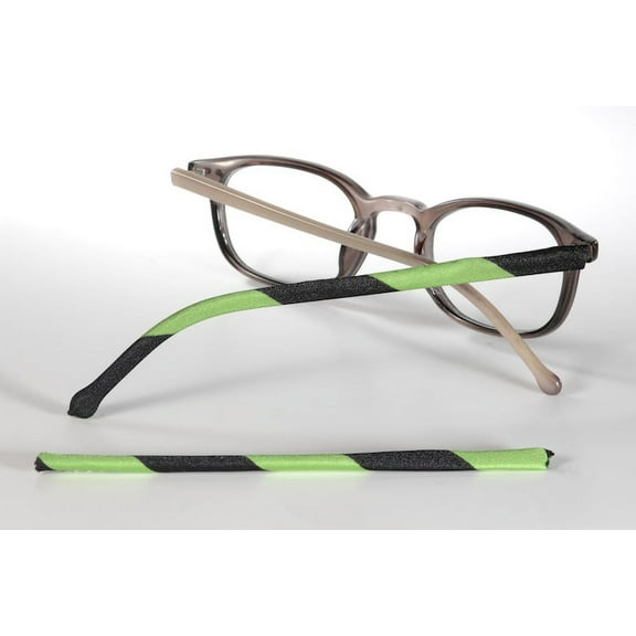 Small Black and Green Stripe Grasshopper Eyewear Sleeves