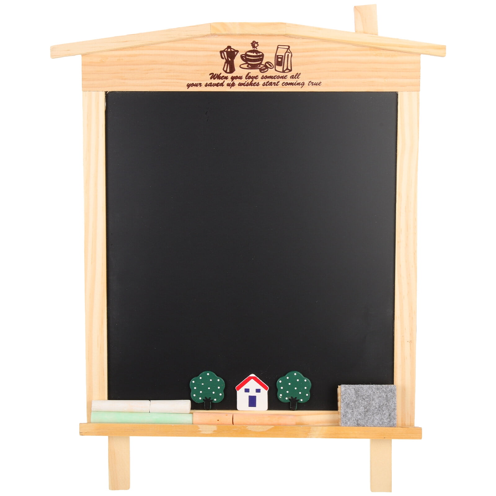 Small Blackboard Arts and Crafts for Kids Tabletop Chalkboard Easel