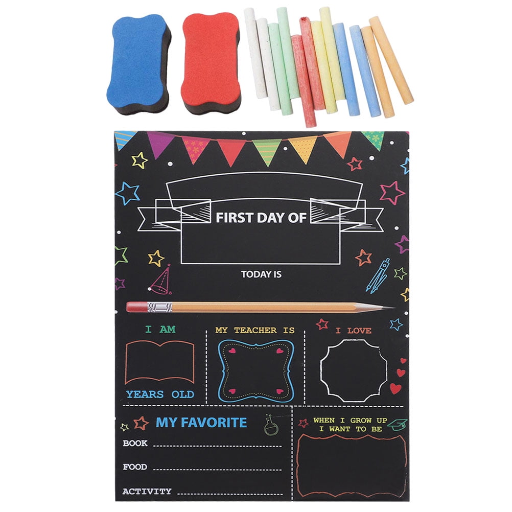 Small Blackboard Student Doublesided Pendant Decoration for The