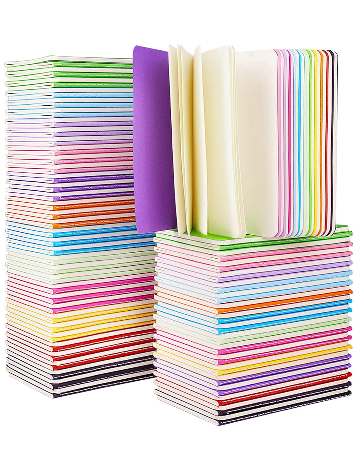 Small Blank Notepads Bulk 120pcs Unlined Journals Mini Sketchbooks Pocket Notebooks For Drawing  Gifts Students And Teacher 3.5 X 5.5 Inches 30 Sheets/60 Pages