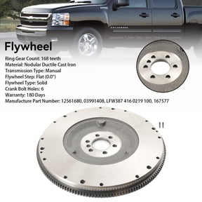 Small Block 168-Tooth Flywheel Fit for GM Fit for Chevy 4.8 5.3 6.0L GEN III IV LS SWAP
