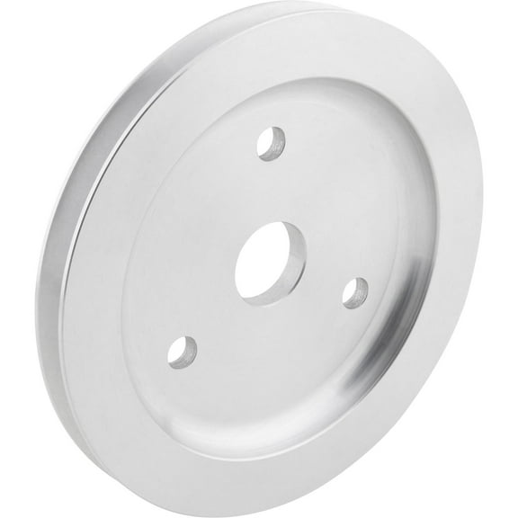 Small Block Chevy Aluminum Single Lower Pulley, Short Pump