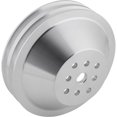 thumbnail image 1 of Small Block Chevy Cast Alum. Short Pump Double Groove Pulley, 1 of 10