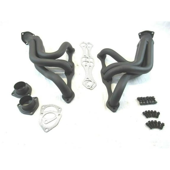Small Block Chevy Universal Street Rod Headers, Black