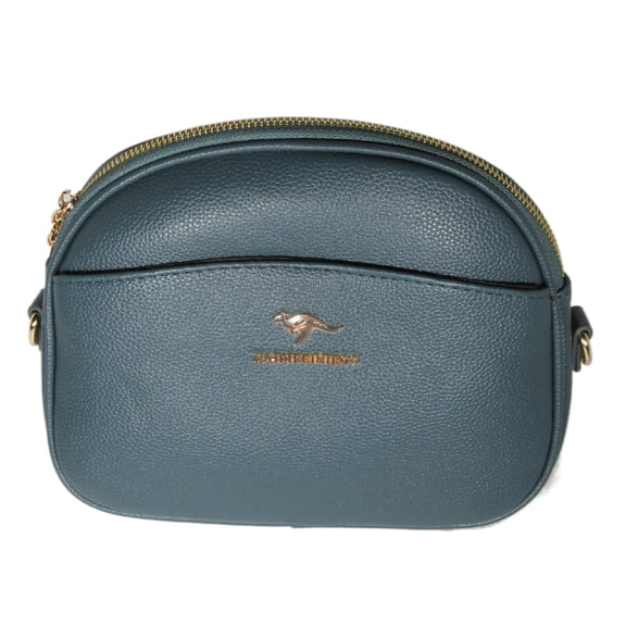 Small Blue Faux Leather Crossbody Handbag for Women - Stylish Lightweight Crossbody Messenger Bag - Vegan Leather Durable Shoulder Purse for Fashionable Ladies
