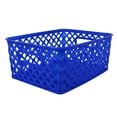thumbnail image 1 of Small Blue Woven Basket - 3 Each, 1 of 1