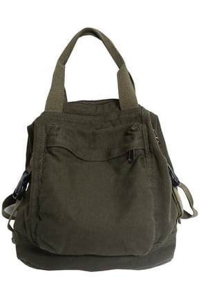 Small Bohemian Canvas Women's Backpack Vintage Style Outdoor Travel Bag Casual Daypack Grunge Aesthetic Hippie Y2K Backpacks