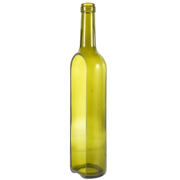 GETAJGHSD Green Glass Bottle Candlestick Holder for Home Decor, Art Craft , Elegant Table Centerpiece