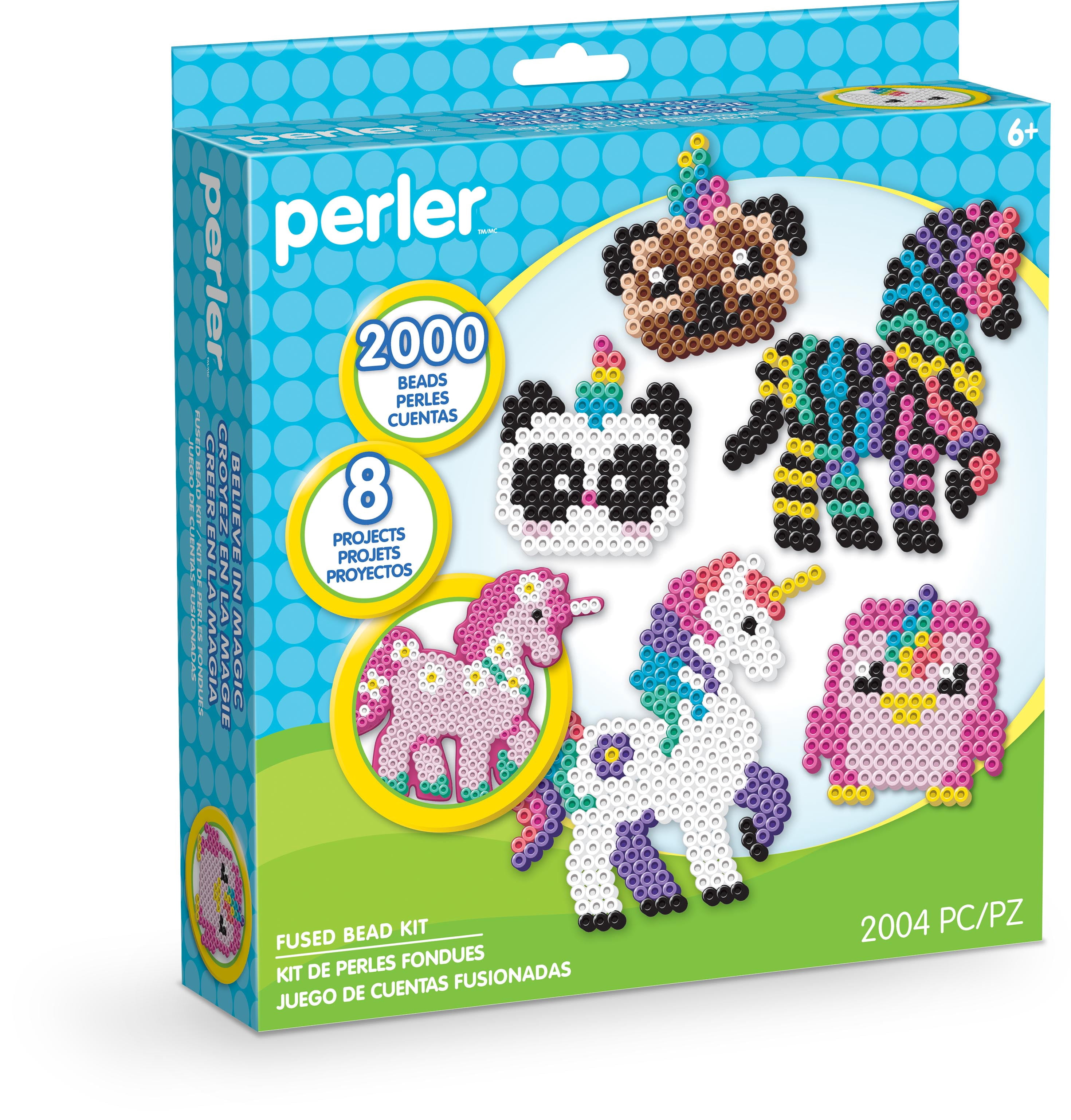 Perler Believe in Magic Unicorn & Panda Jigsaw Puzzle Box Set