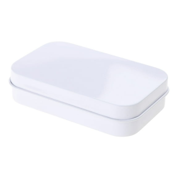 Small Box with Hinged Cover Rectangular Storage Organizer Slide Cover Container