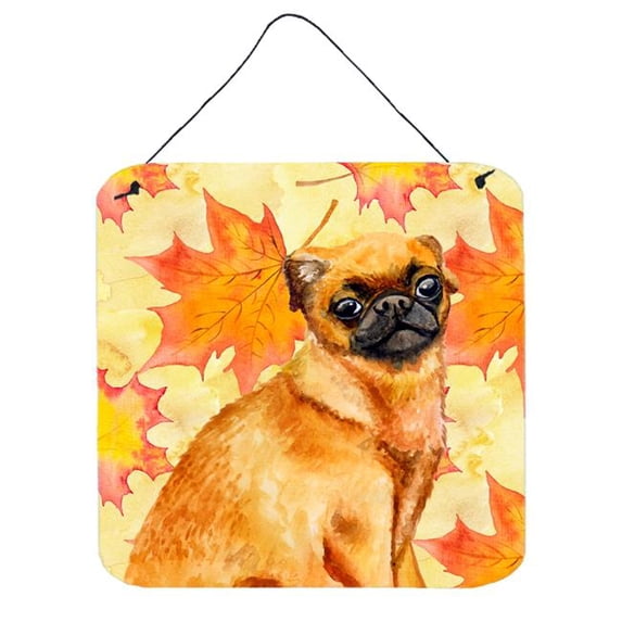 Small Brabant Griffon Fall Wall or Door Hanging Prints