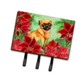 thumbnail image 1 of Small Brabant Griffon Poinsettas Leash or Key Holder, 1 of 4