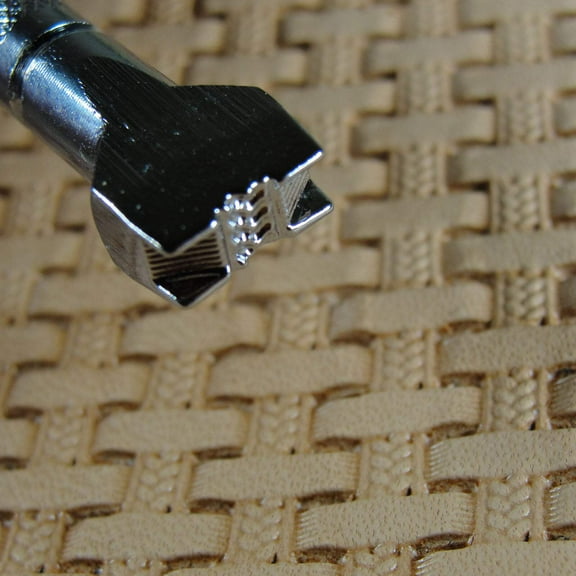 Small Braid Basket Weave Leather Stamp, X570-1, Stamping Tool