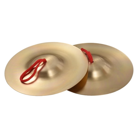 Small Brass Hand Cymbals 5.9in Gong Band Rhythm Percussion Copper Rhythm Musical Instrument for Opera Drums Performance Copper Hand Cymbal