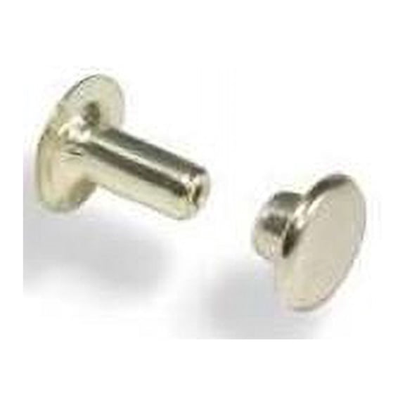 Small Brass Plated 100 Pack Of Rapid Rivets