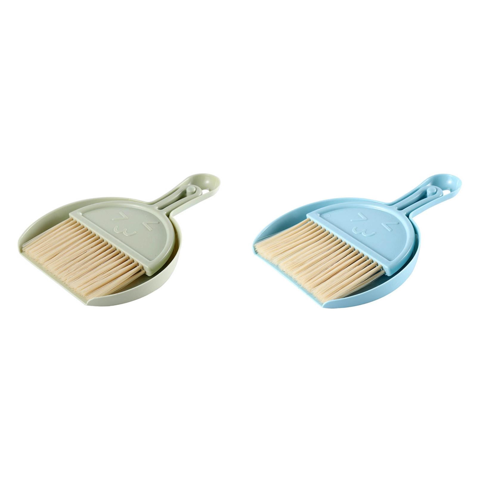 Small Broom and Dustpan Set for Pet Cages, Mini Handheld Cleaning Tool ...