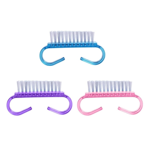 Small Brushes for Nails Nail Brushes for Cleaning Hands Fingernail Brush Set Acrylic Stuff Nail Stain Nail Brush Kids Heavy Duty Fingernail Brush Cute Nail Brush Pedicure Brush for Feet with Long