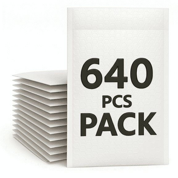 Small Bubble Mailers 6x9-600 Pack Padded Envelopes with Self Seal, Tear and Water Resistant, Shipping Bubble Mailers for Packaging, Mailing, and Protecting Items, Lightweight