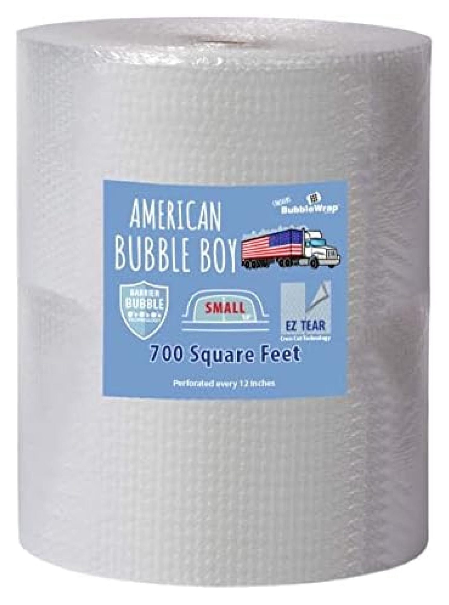 Small Bubble Wrap, (24" Wide, 700 Square Feet)
