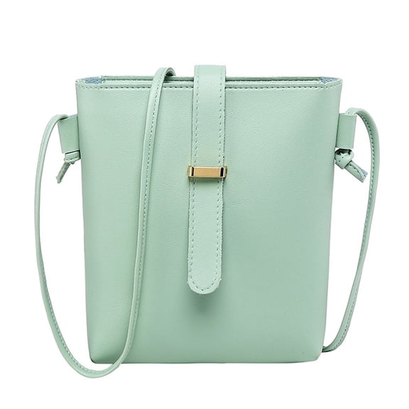 Small Bucket Bag for Women Trendy PU Leather Crossbody Bags Shoulder Purses Adjustable Strap Ladies Handbags
