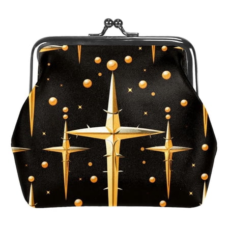 Small Buckle Coin Purse Easter Cross Pouch Kiss-lock Clasp Change Purse Wallets