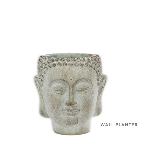 Small Buddha Head Wall Planter