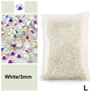 BTLIGE Small Bulk Resin Non Hot Fix Rhinestones Crystals Flatback Rhinestone Jelly M1O1