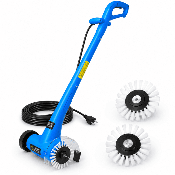 Small Bundle Electric Stand-Up Compact Ceramic Tile Floor Scrubber Cleaning Brush Tool