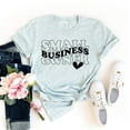 thumbnail image 1 of Small Business Owner T-shirt Gift Entrepreneur Top Retro Coffee Mug Tee Mama Shirt Women's Mom Boss Big Dreams Babes Girl, 1 of 3