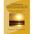 thumbnail image 1 of Small Businesses Techniques for Start Up, Cost Analysis, and Profit Projection: How to Start Your Own Business (Paperback), 1 of 1