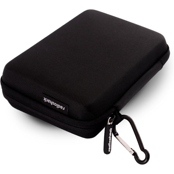 Small Cable Organizer Travel Case, Bag for Phone Charging Cords, HDMI Cables, and More, Black