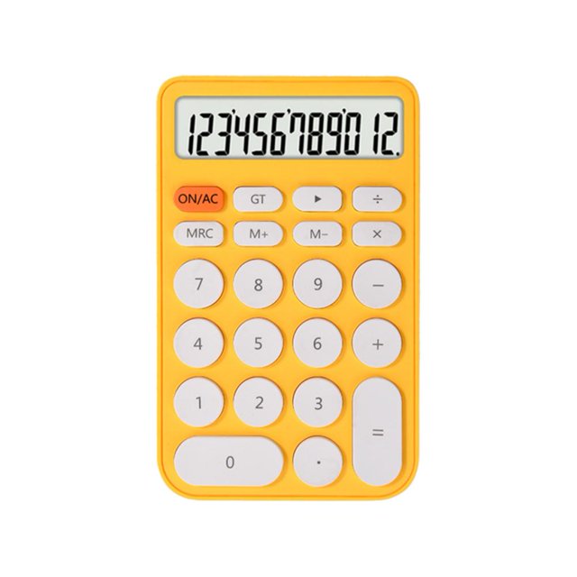 Small Calculator Compact Mini Calculation Impact Resistant Desktop ...