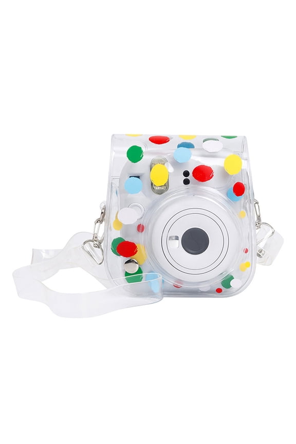 Small Camera Shoulder Bag for Mini12/11 Camera PVC Crossbody Bags High-performances Shoulder Bags Carrying Clear Case