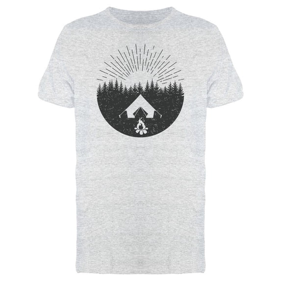 Small Campsite Graphic Tee Men's -Image by Shutterstock