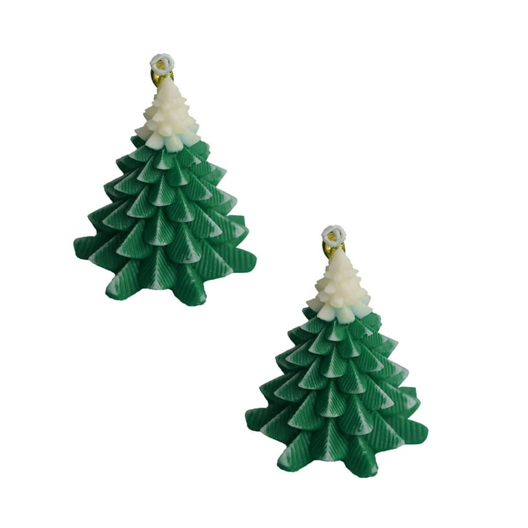 Small Candles In Bulk,Christmas Tree Shaped Candles Decorative 