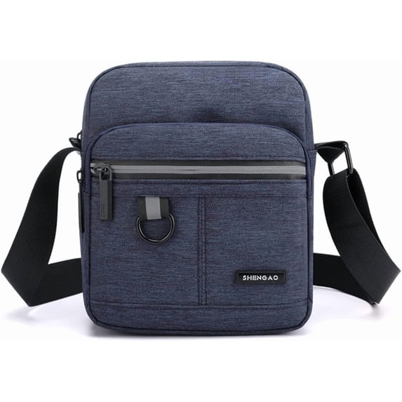 Small Canvas Crossbody Bag for Men,Small Bag, Mini Messenger Bag for Cell Phone, Portable mobile phone bag