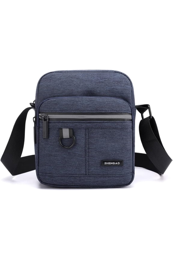 Small Canvas Crossbody Bag for Men,Small Bag, Mini Messenger Bag for Cell Phone, Portable mobile phone bag