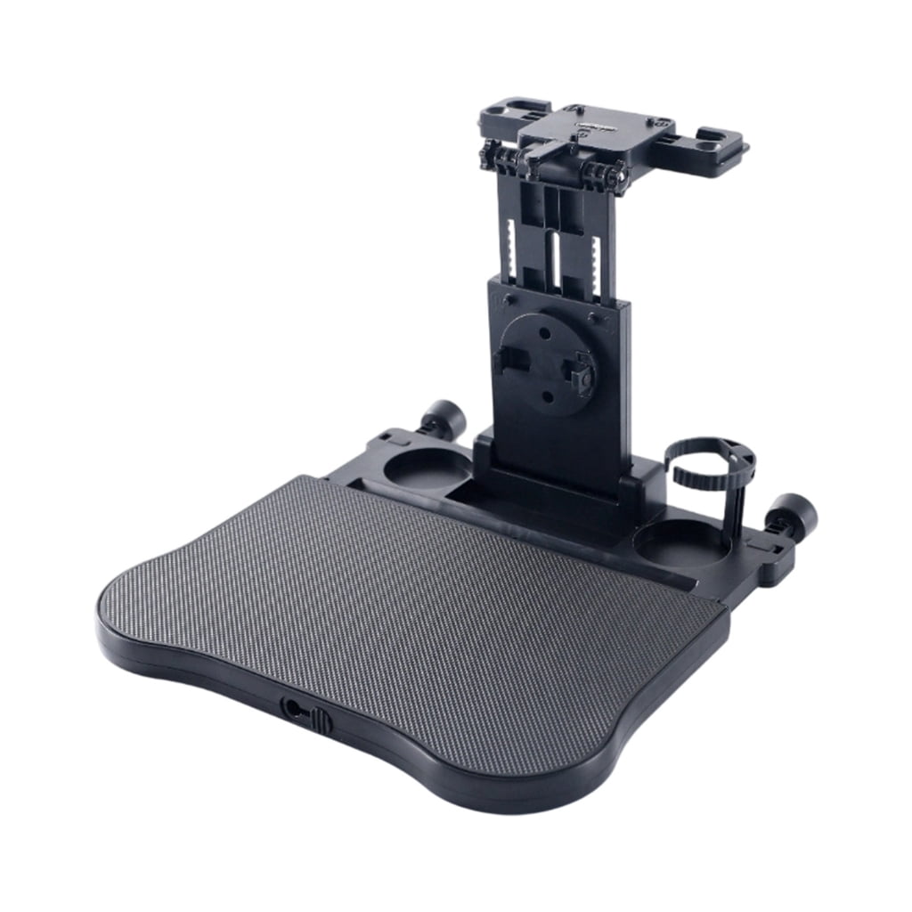 Foldable Car Table Organizers with Not Slip Surfaces Easy Carry Vehicle Desk Plastic For Laptops Food Drinks In Vehicles