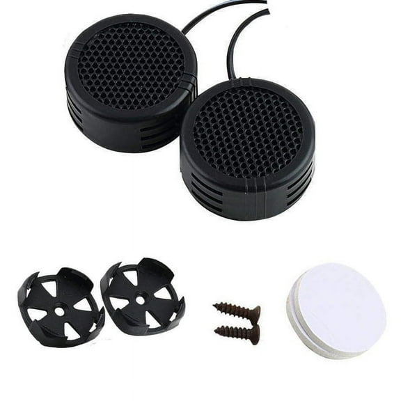 Small Car Tweeters, 2Pcs 500W Super High Frequency Mini Car Audio, Easy Installation, Suitable for Motorcycle or Car Audio System