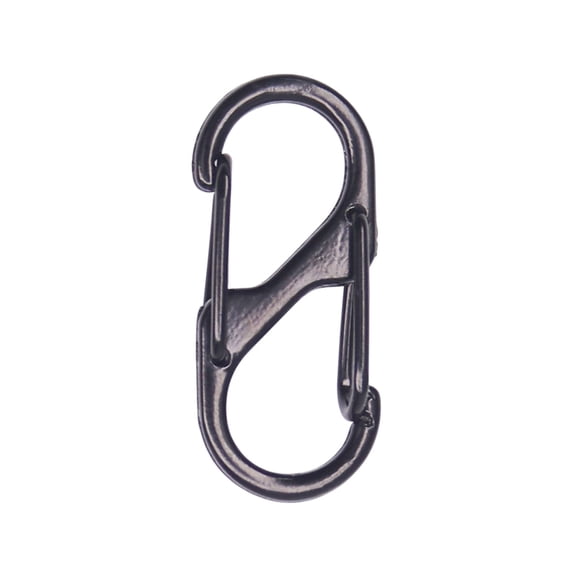 Small Carabiner Clip – S Clips with Dual Opening Design, Replacement Mini Carabiner for Keys, Water Bottles, Bags & Gear