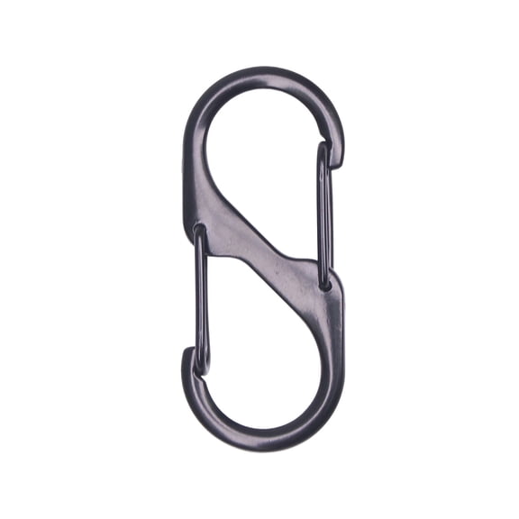 Small Carabiner Clip – S Clips with Dual Opening Design, Replacement Mini Carabiner for Keys, Water Bottles, Bags & Gear