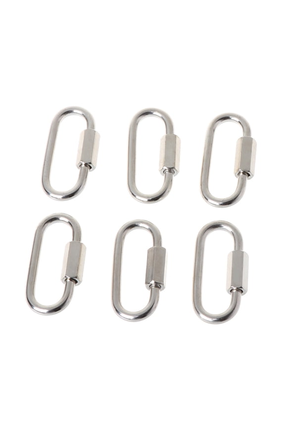 Small Carabiners for Bird Cage Backpack Toy Spring Snap Hook Quick Link Keychain