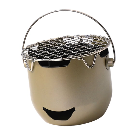 7829 Windproof Small Camping Grills Small Carbon Stove BBQ Portable Charcoal Grills For Outdoor Cooking Family Gathering
