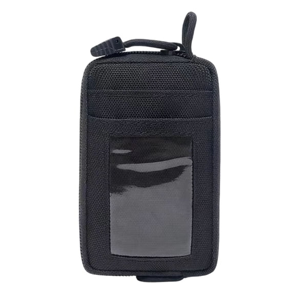 Small Card Holder Wallet with Clip Hook, Mini Pouch for Keys and ID Cards, Portable Waist Bag for Travel Running and Daily Carry, Lightweight Accessory for Hiking and Gym, 5.31x3.15 Inch