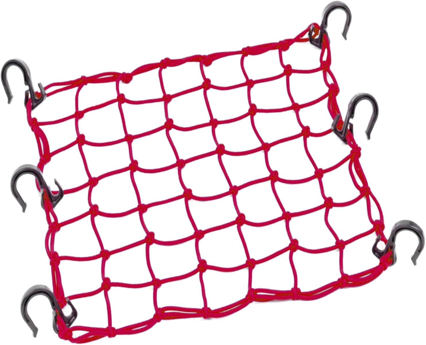 Small Cargo Net-15"x15" Expands To 30"x30" | Reinforced Hooks, Natural Latex Core - View #10