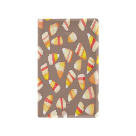 Small Cartoon Candy Corn Light Switch Cover Switch Plate Outlet Cover Plug Cover for Electrical Outlet